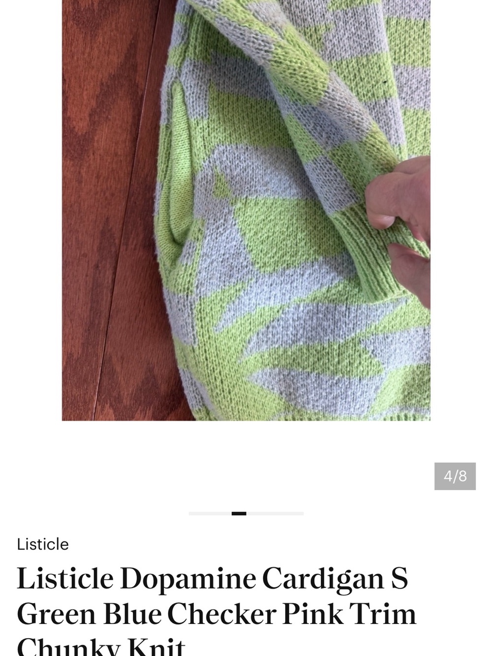 NWT Fashion Nova Multicolor Striped Crewneck Sweater - Picture 3 of 4
